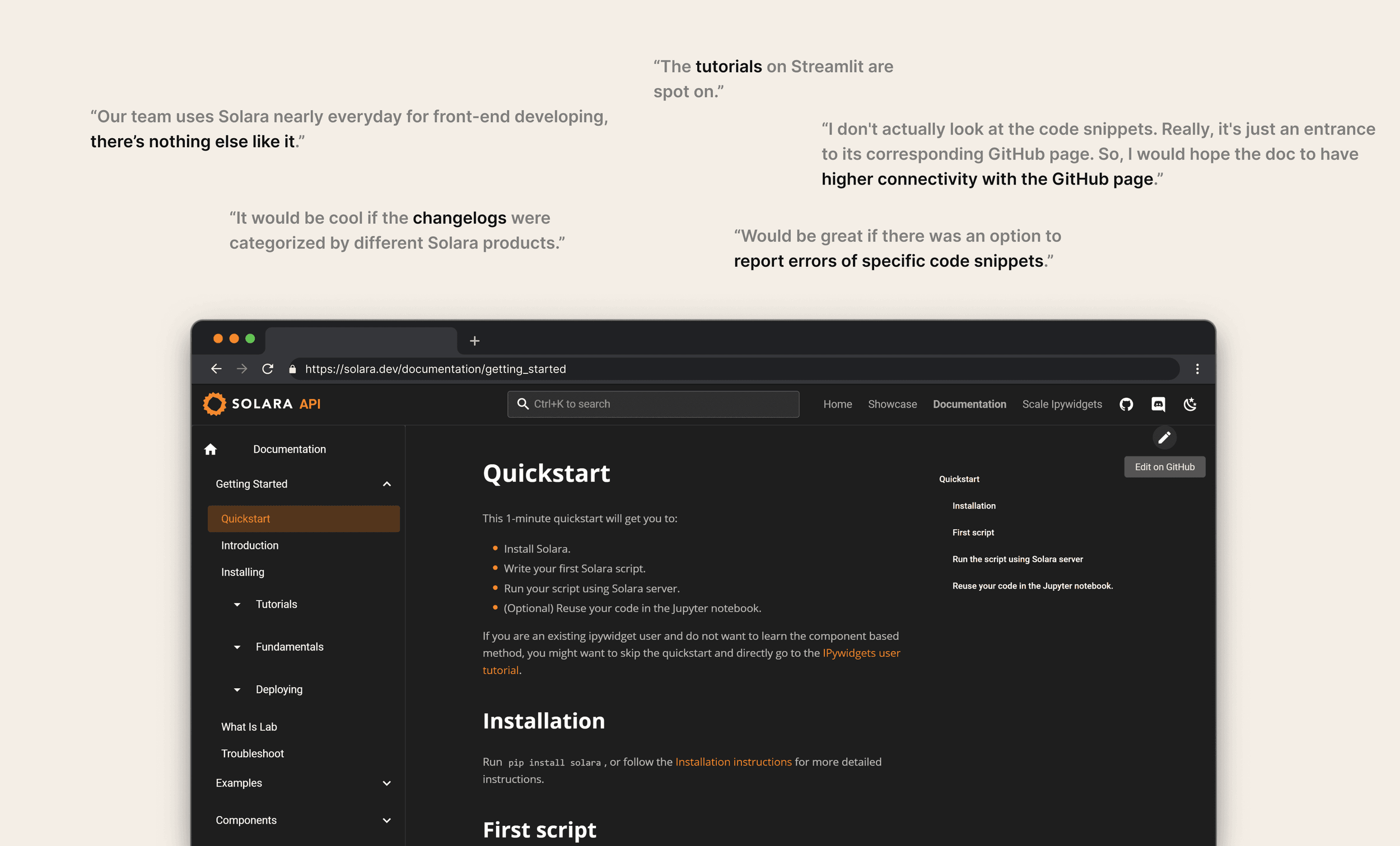 Solara beta launch feedback
